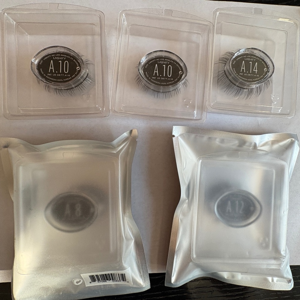 Lashify Lashes 5 packs A8, A10, A12, A14 AMPLIFY BLACK GOSSAMER LASH